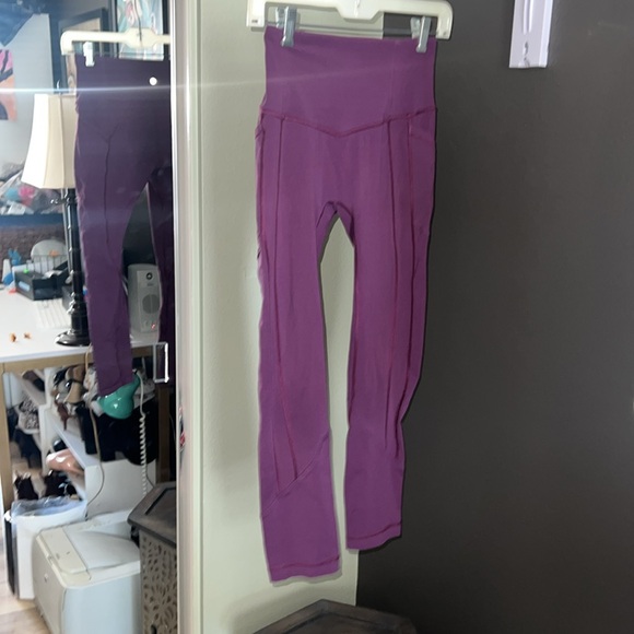 lululemon athletica Pants - LuLuLemon, burgundy leggings, size 4